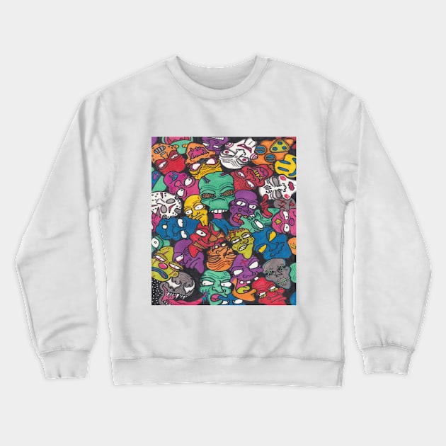 Faze Maze Crewneck Sweatshirt by AFlynnstone